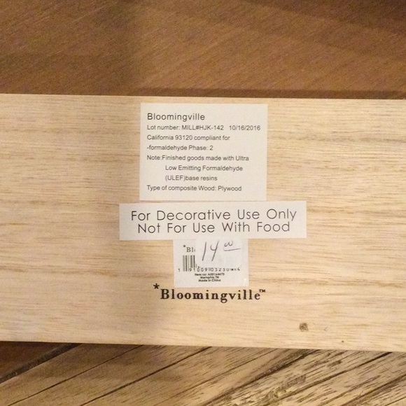 Bloomingville 31.5” Long Wooden Tray .. NWT - Picture 3 of 4